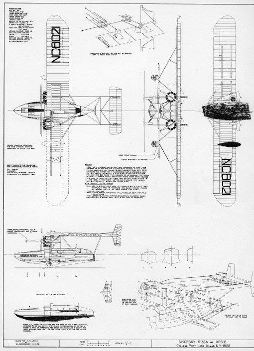 sikorsky S-38A diagram 1928